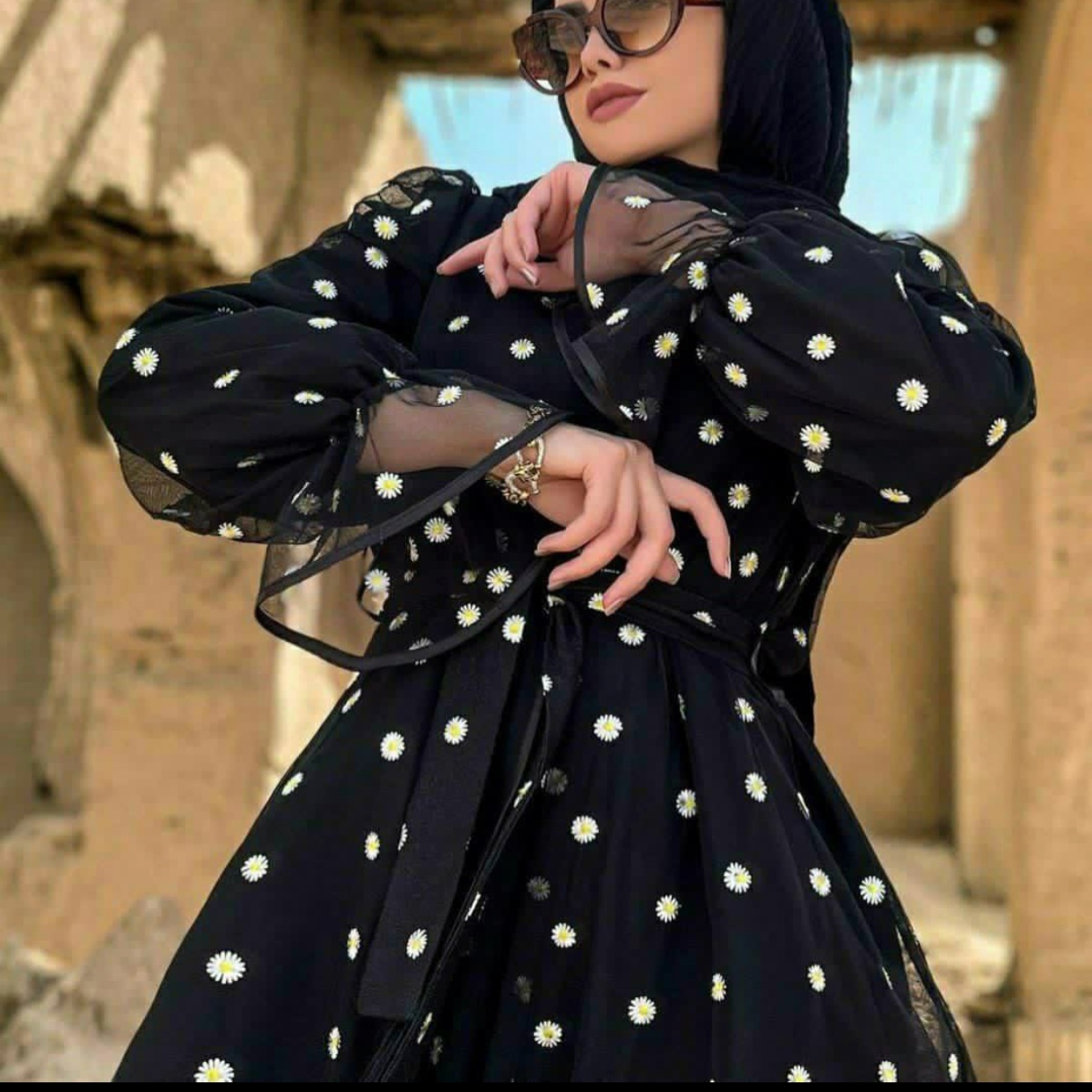 مانتو بابونه فوق العاده زیبا