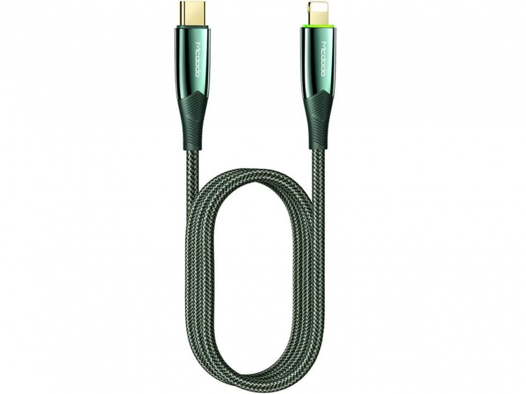 کابل شارژ سریع تایپ‌سی به لایتنینگ 1.2 متری مک‌دودو Mcdodo Auto Power Off Cable For IPhone PD 20W CA-8561