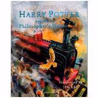 Harry Potter and the Philosophers Stone Illustrated Edition Book 1 (مصور) گلاسه رنگی چاپ اصلی