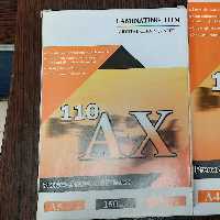 طلق و کاغذ پرس کارت 150 میکرون سایز  a5 بسته 100 عددی