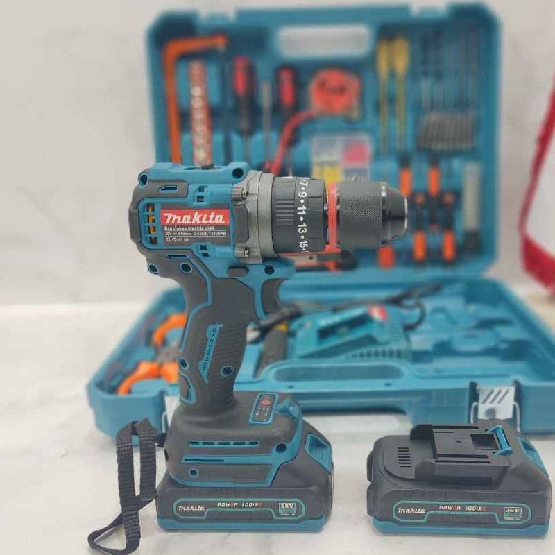 دریل شارژی ماکیتاباتری 36 ولت (21 ولت واقعی) (پس کرایه)