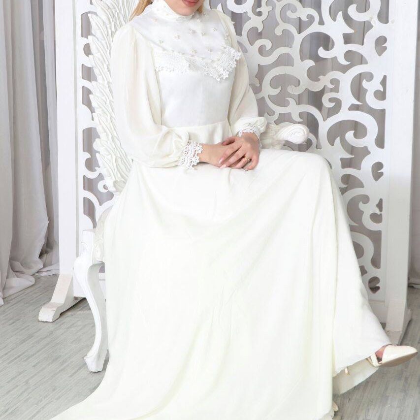 پیراهن سفید عقدی