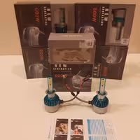 هدلایت خودرو پایه H1 بسته دو عددی رنگ سفید 600w/h1