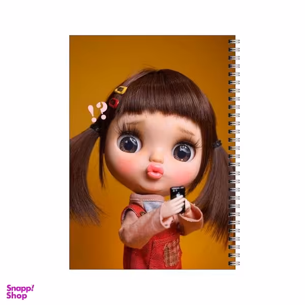 دفتر مشق 80 برگ بامبیلیپ طرح دختر و سلفی کد 7473502