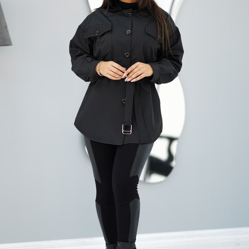 بارانی مدل آتیلا جنس پارچه مموری درجه یک سایز بندی 36تا46 قد 78