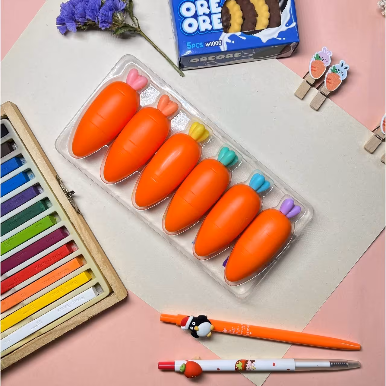 هایلایتر های طرح هویج