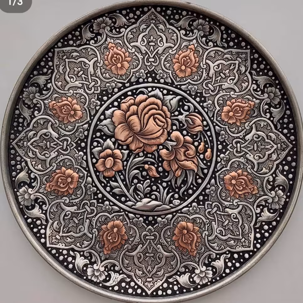 دیوار کوب قلمزنی، 30 سانتی