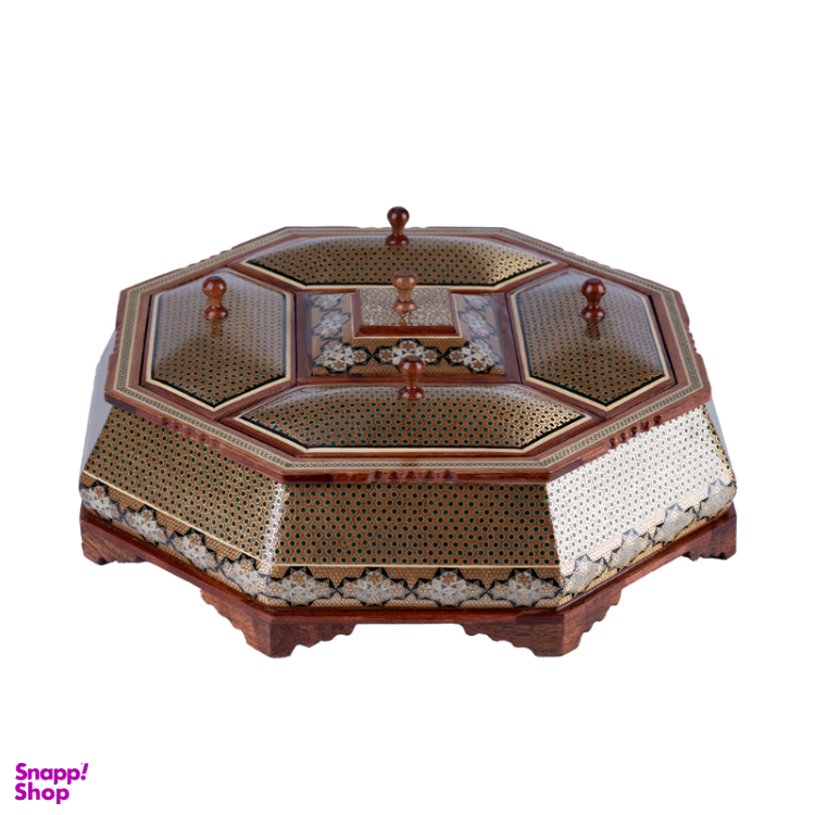شکلات خوری خاتم کاری مدل جیسفان