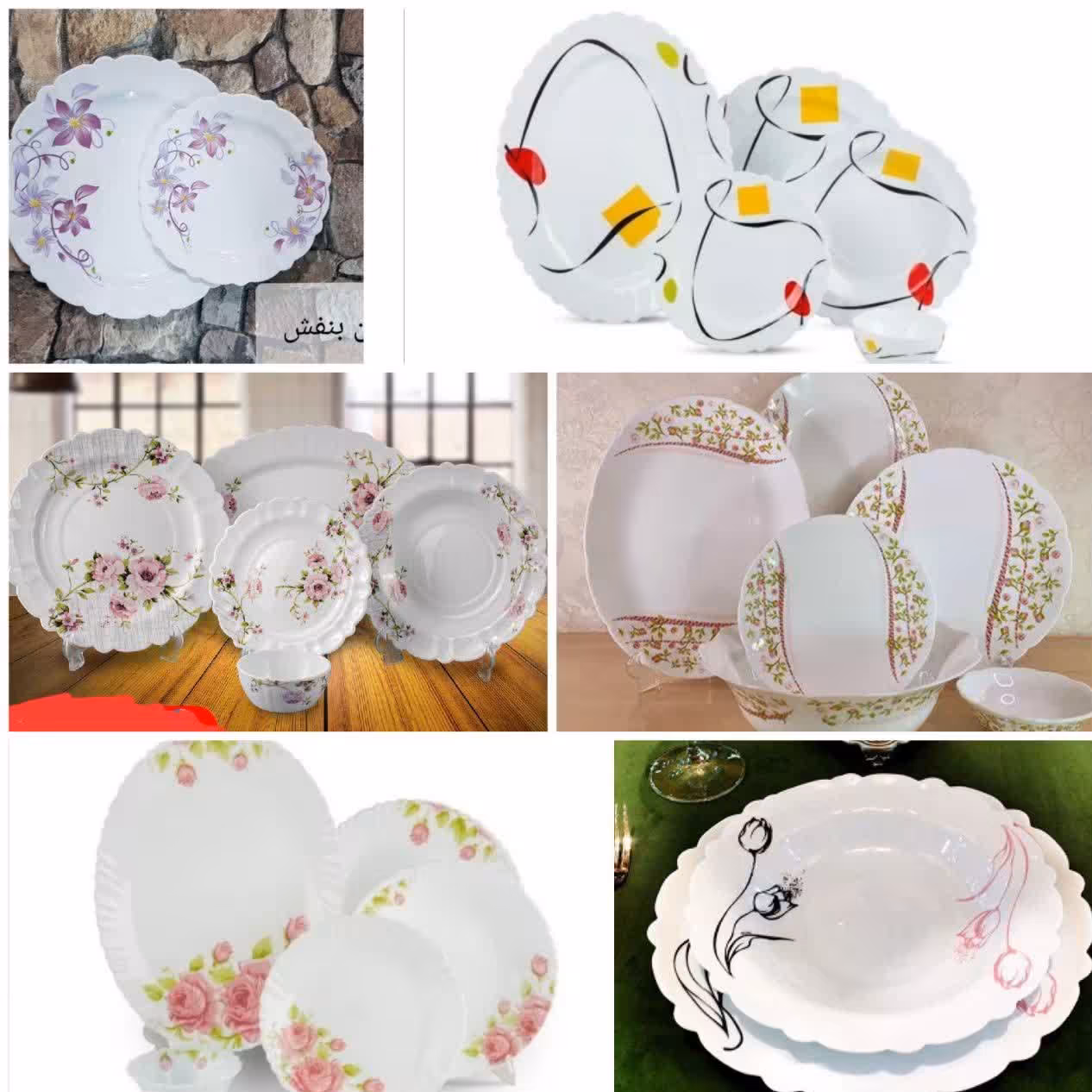 سرویس آرکوپال اصلی اماراتی درجه 1 سرویس کامل 25تیکه 6 نفره اصلی 