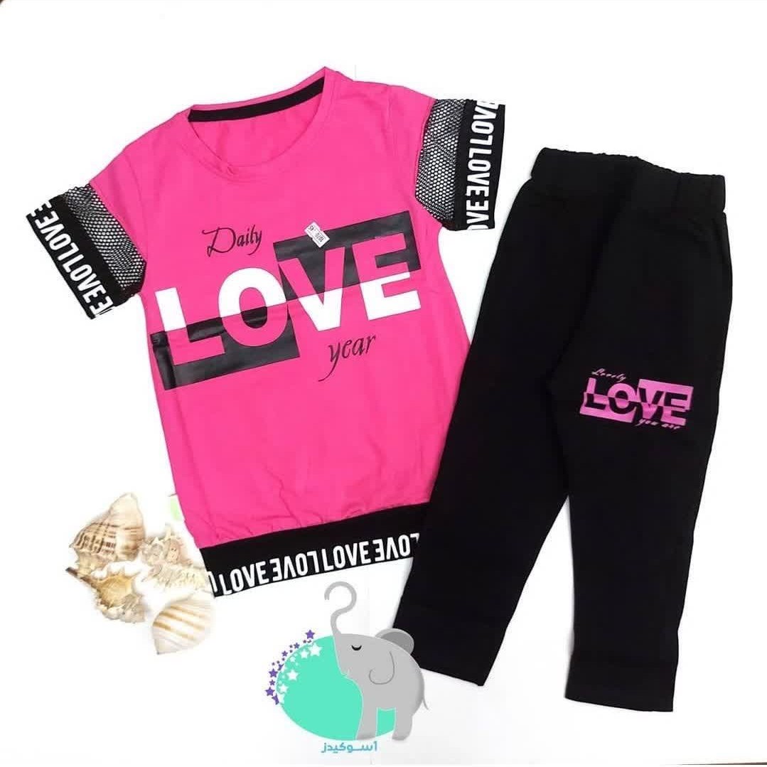 تیشرت با شلوارک بلندپسرانه