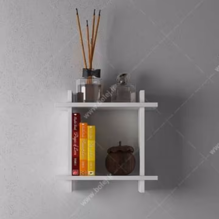 شلف کتابخانه وجای دکوری جنسmdf (پس کرایه)
