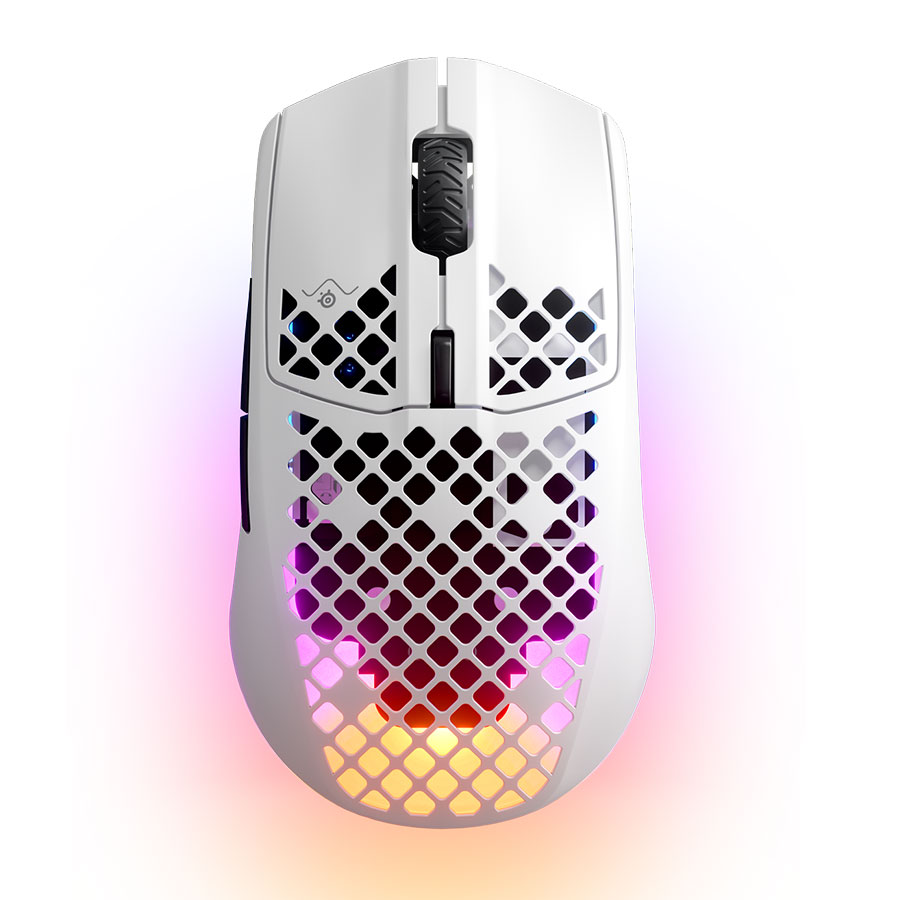 قیمت و خرید ماوس گیمینگ بیسیم استیل سریز مدل AEROX 3 Snow Edition | یاس ارتباط