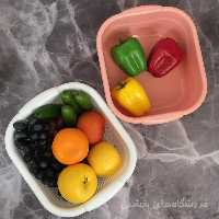 آبکش و لگن پلاستیکی باران سایز 1