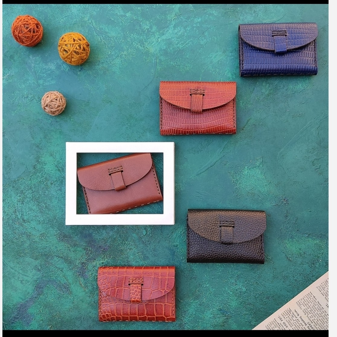 جاکارتی چرم طبیعی جاکارتی دست دوز