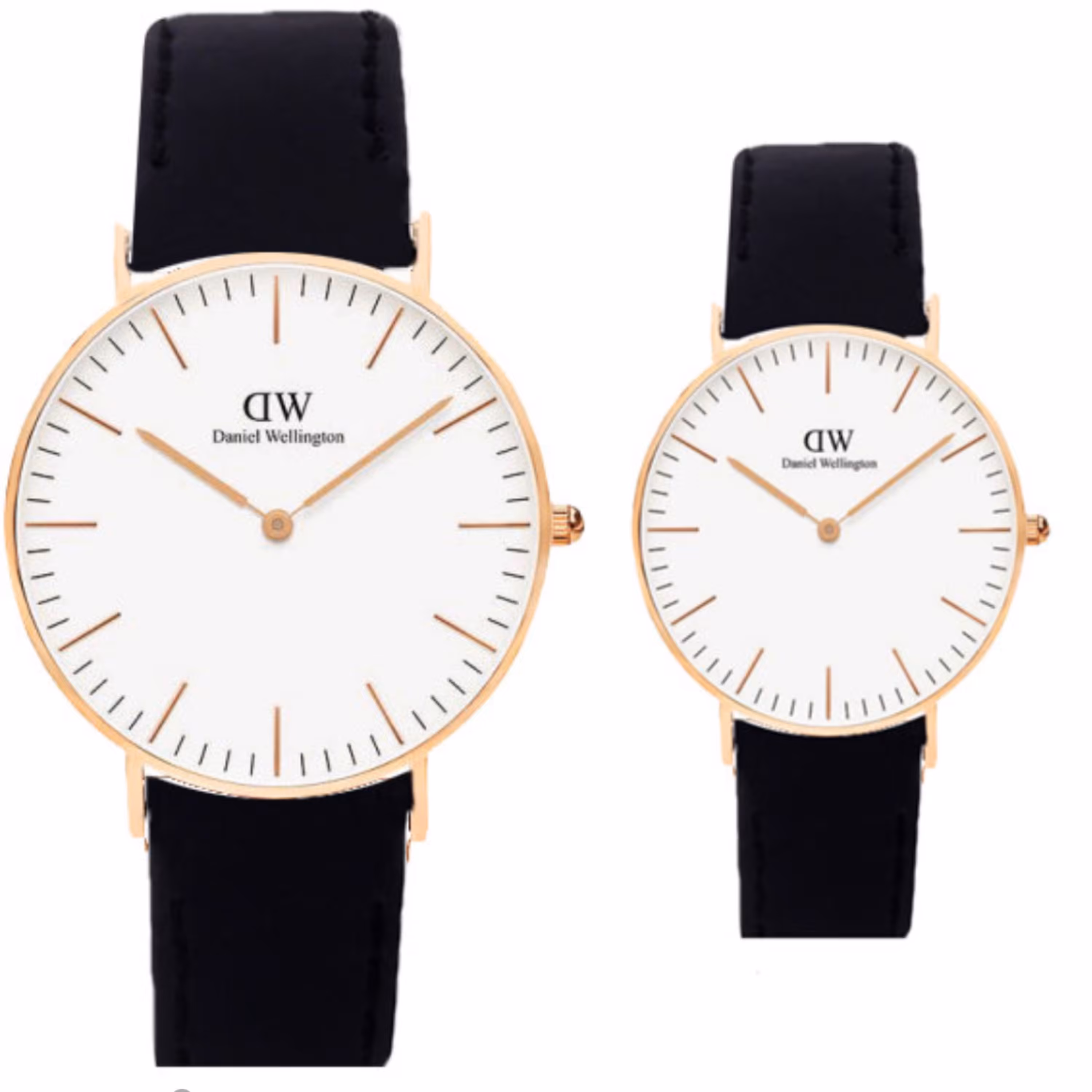 ست ساعت زنانه مردانه dw(ارسال رایگان)