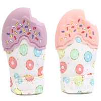 دستکش دندانگیر نوزادی طرحدار