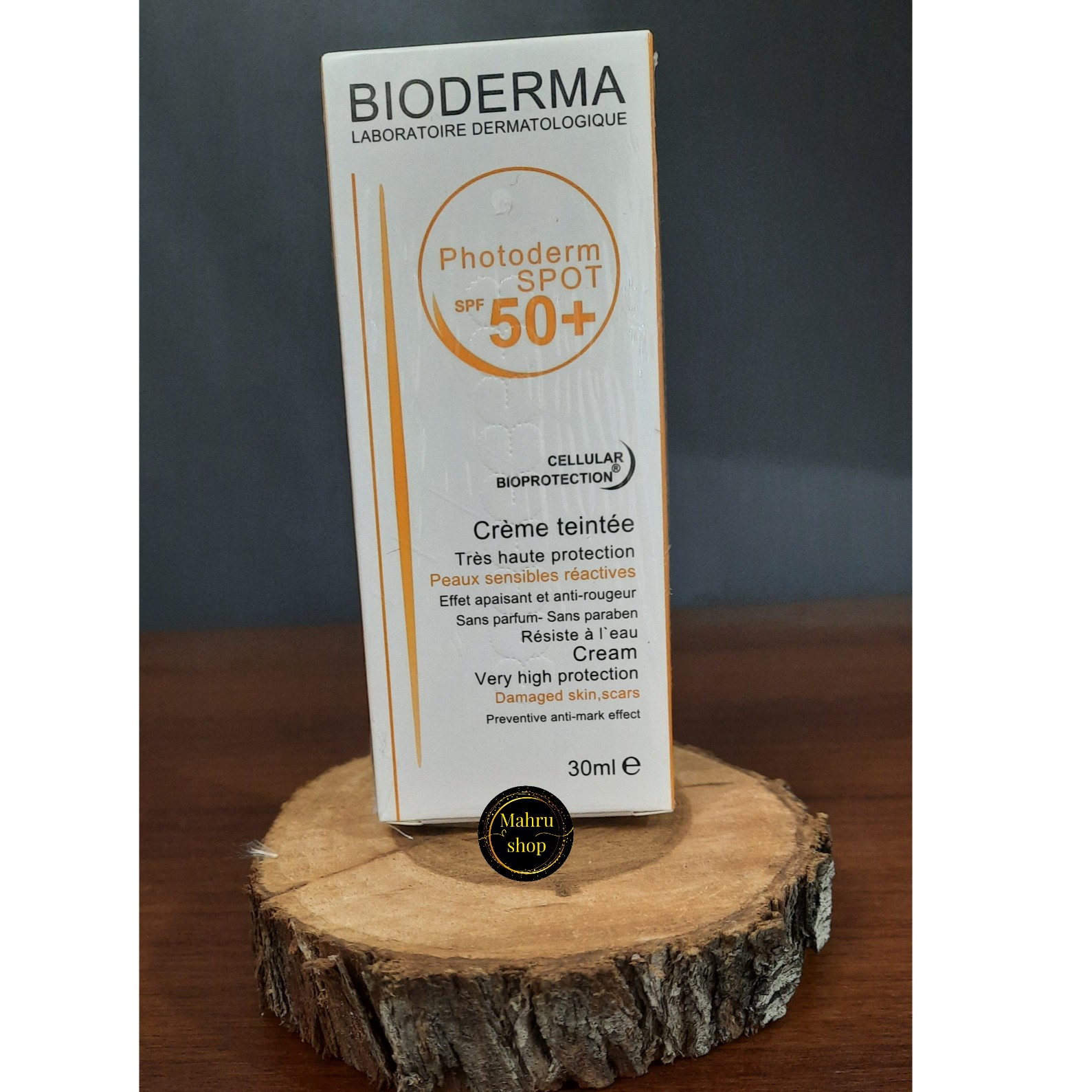 ضد آفتاب بیودرما رنگی مدل اسپات 50 محصولات پوستی ماهرو بیوتی