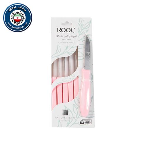 چاقو میوه خوری 6 عددی روک