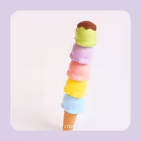 لوازم تحریر فانتزی هایلایتر فانتزی طرح بستنی قیفی2 (رنگ های پاستلی)