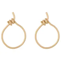 گوشواره زنانه گالری شمرون مدل حلقه کد EAR613G0