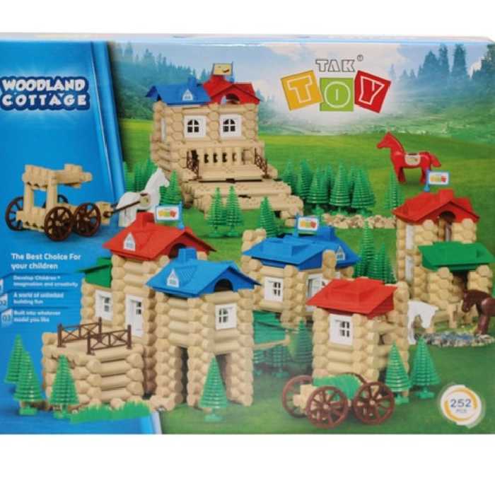 بازی فکری قلعه جنگلی لگو 252 قطعه