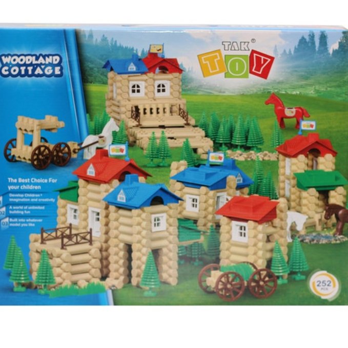 بازی فکری قلعه جنگلی لگو 252 قطعه