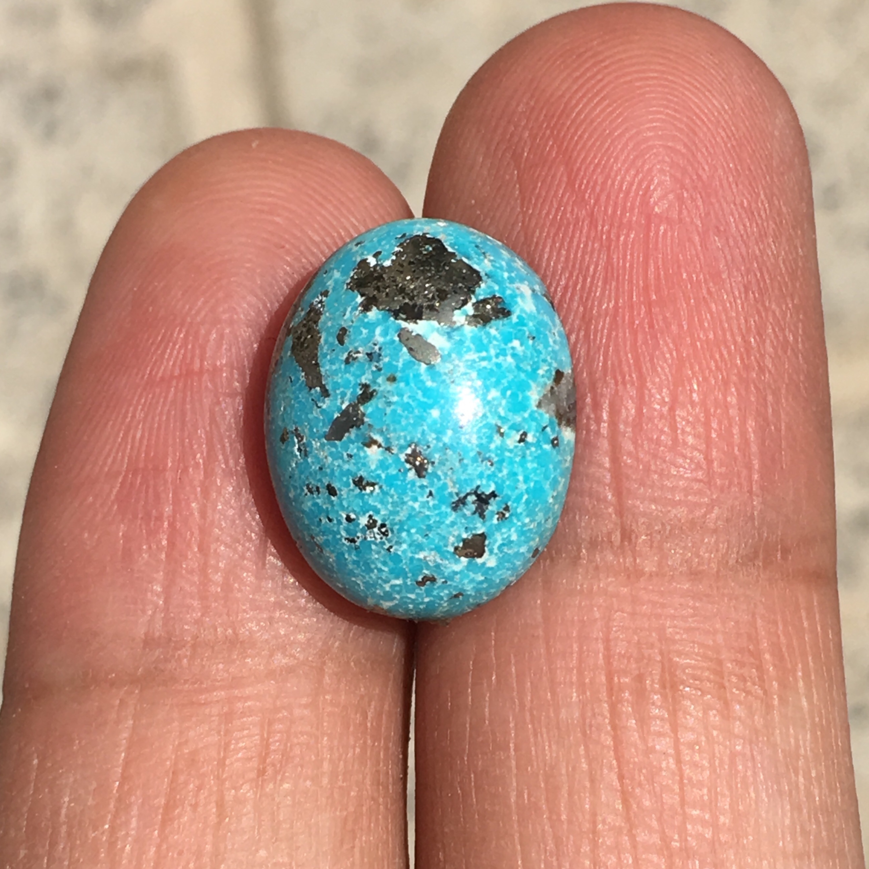 نگین فیروزه کرمان زنده