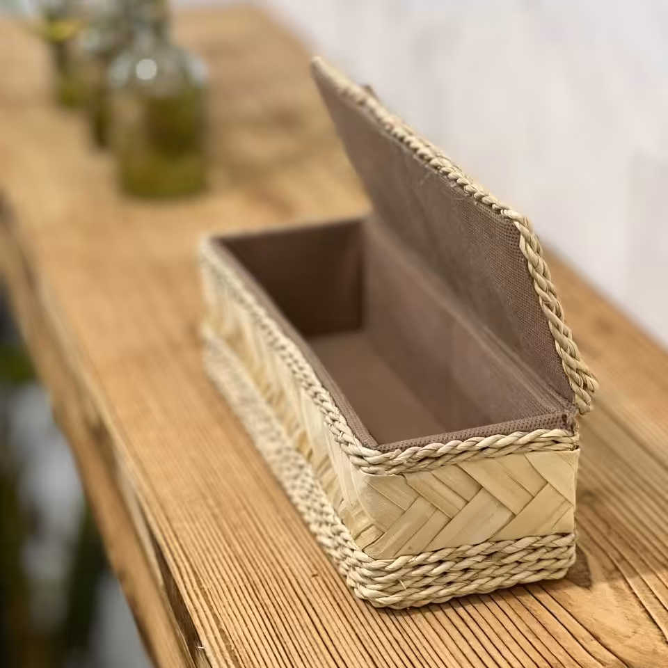 جا قاشقی و جا کاردی حصیری 