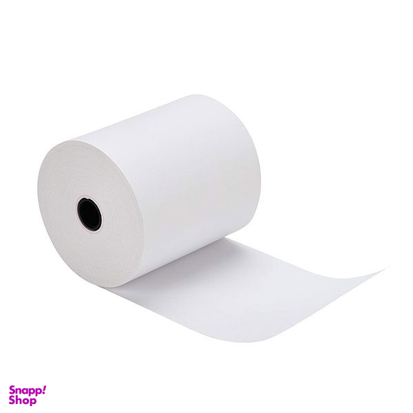 رول حرارتی 8 سانتی متر فیش پرینتر چاپ مشکی طول 36 متر