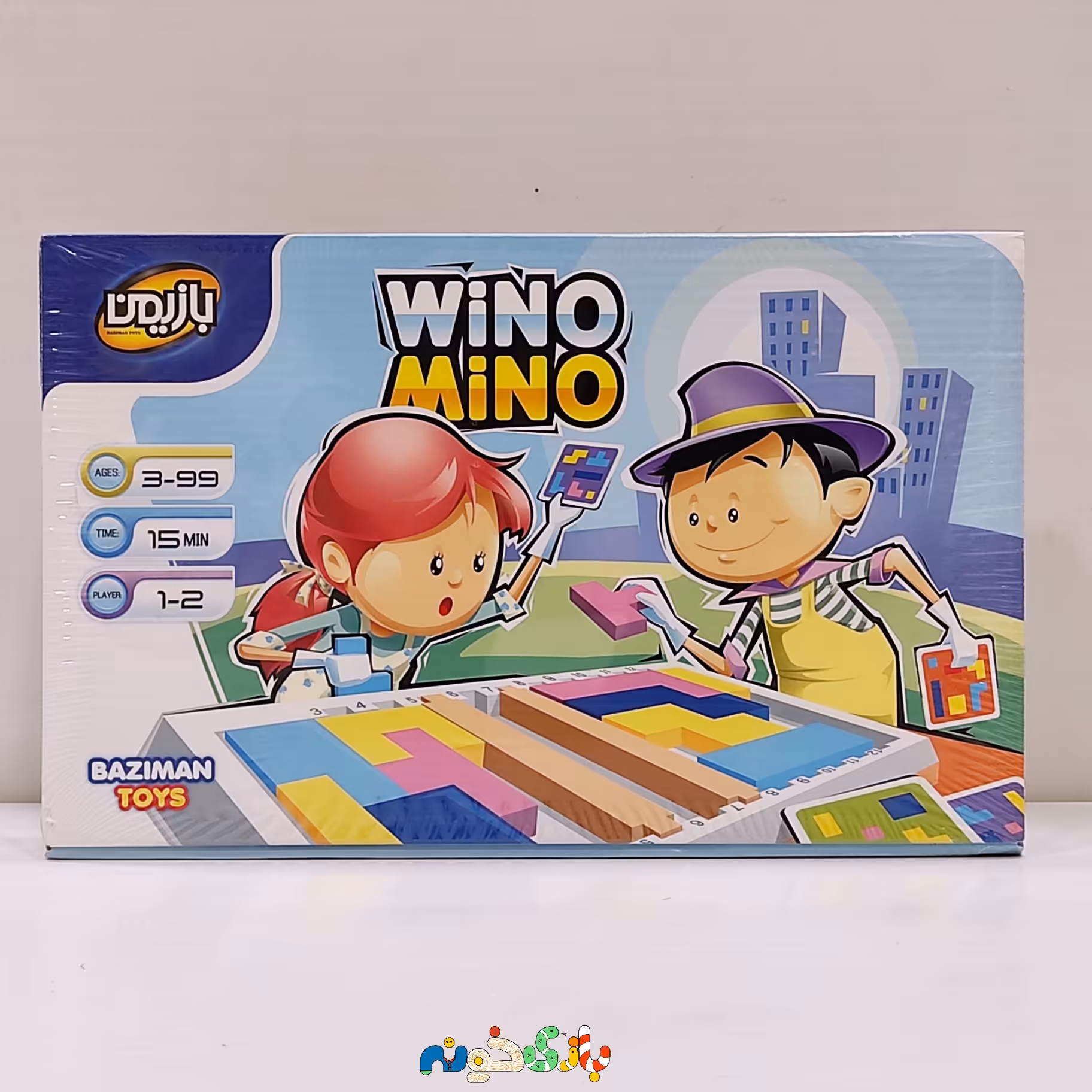 بازی فکری وینو مینو شرکت بازیمن 1-2 نفره 