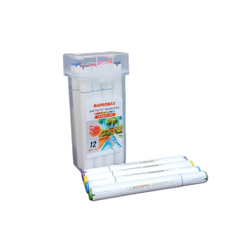 ماژیک پرومکس 12 رنگ دو سر