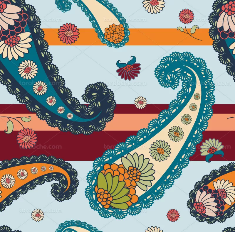 وکتور پس زمینه رنگارنگ بته جغه | گرافیک با طعم تربچه