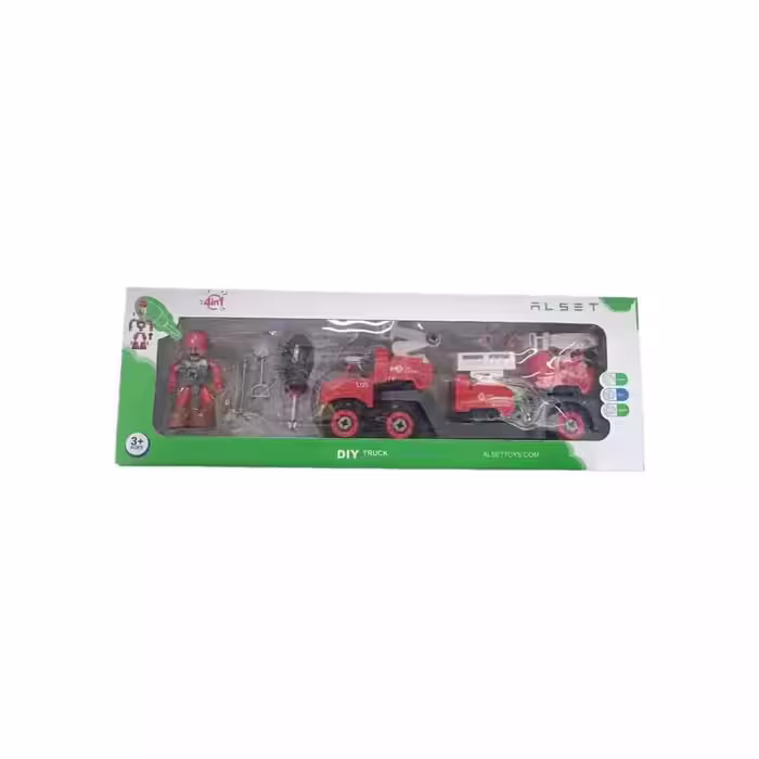 اسباب بازی آلست 4 در یک DIY مدل آتش نشانی 125