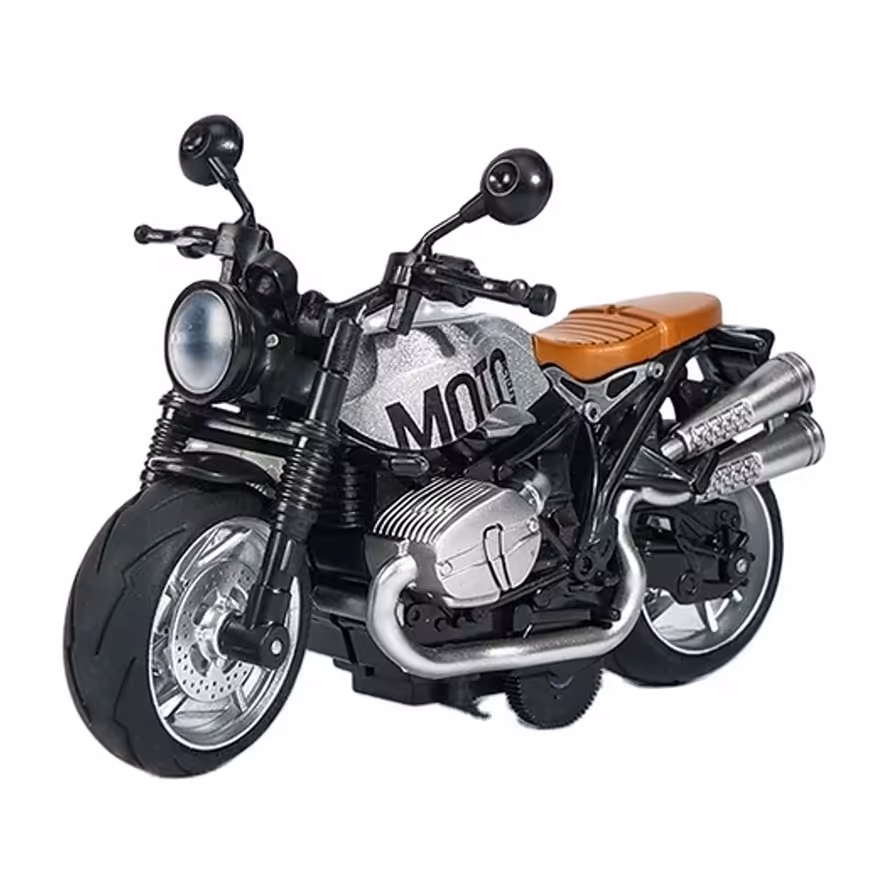 موتور فلزی سنگین موزیکال چراغدار ماکت اسباب بازی شادینو