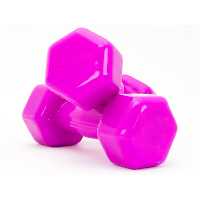 دمبل ایروبیک روکش‌ دار 1.5 کیلوگرمی بسته دو عددی