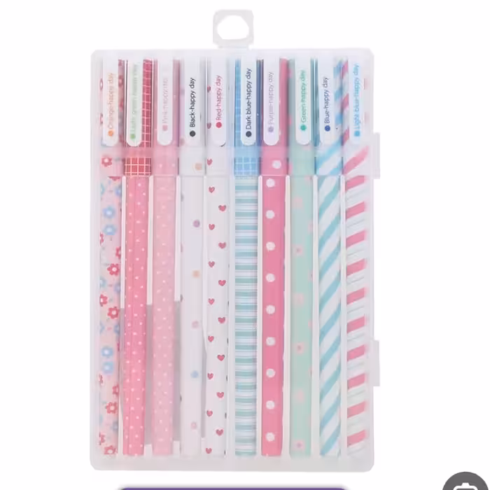        هپی دی  یا روانویس 10رنگ با جعبه لاکی وکیفیت عالی