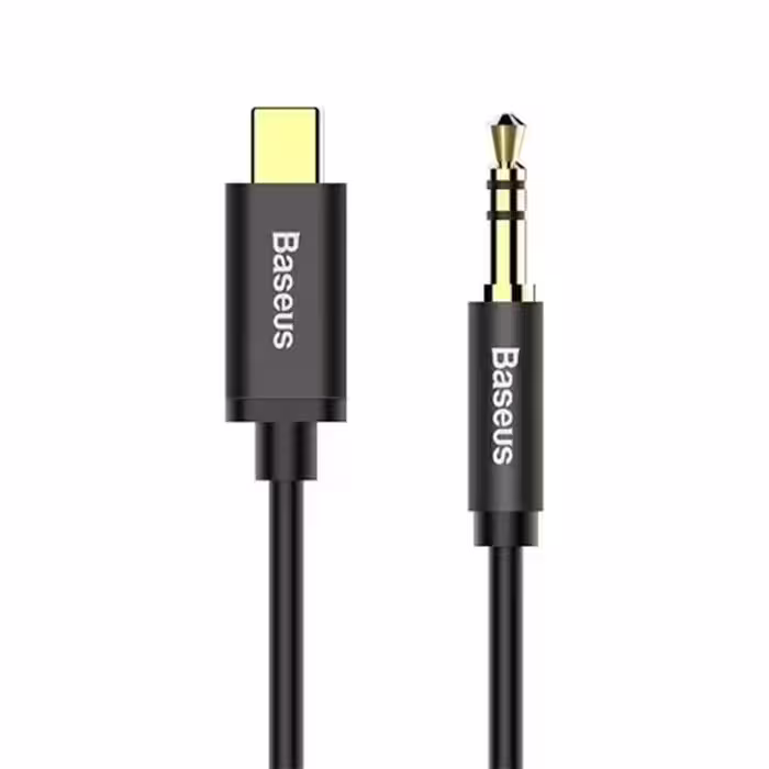 خرید اینترنتی کابل تبدیل type-c به aux بیسوس مدل Baseus CAM01-01 طول 1.2 متر