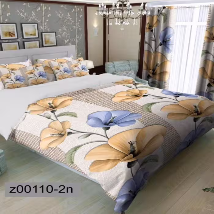 سرویس روتختی 2 نفره تنسل چاپی برندترک لند(Turk Land) z 110