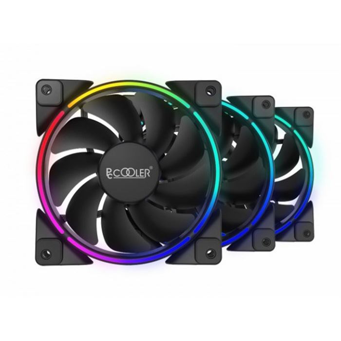 کیت 3تایی فن کامپیوتر پی سی کولر مدل PCcooler Corona 3-in-1