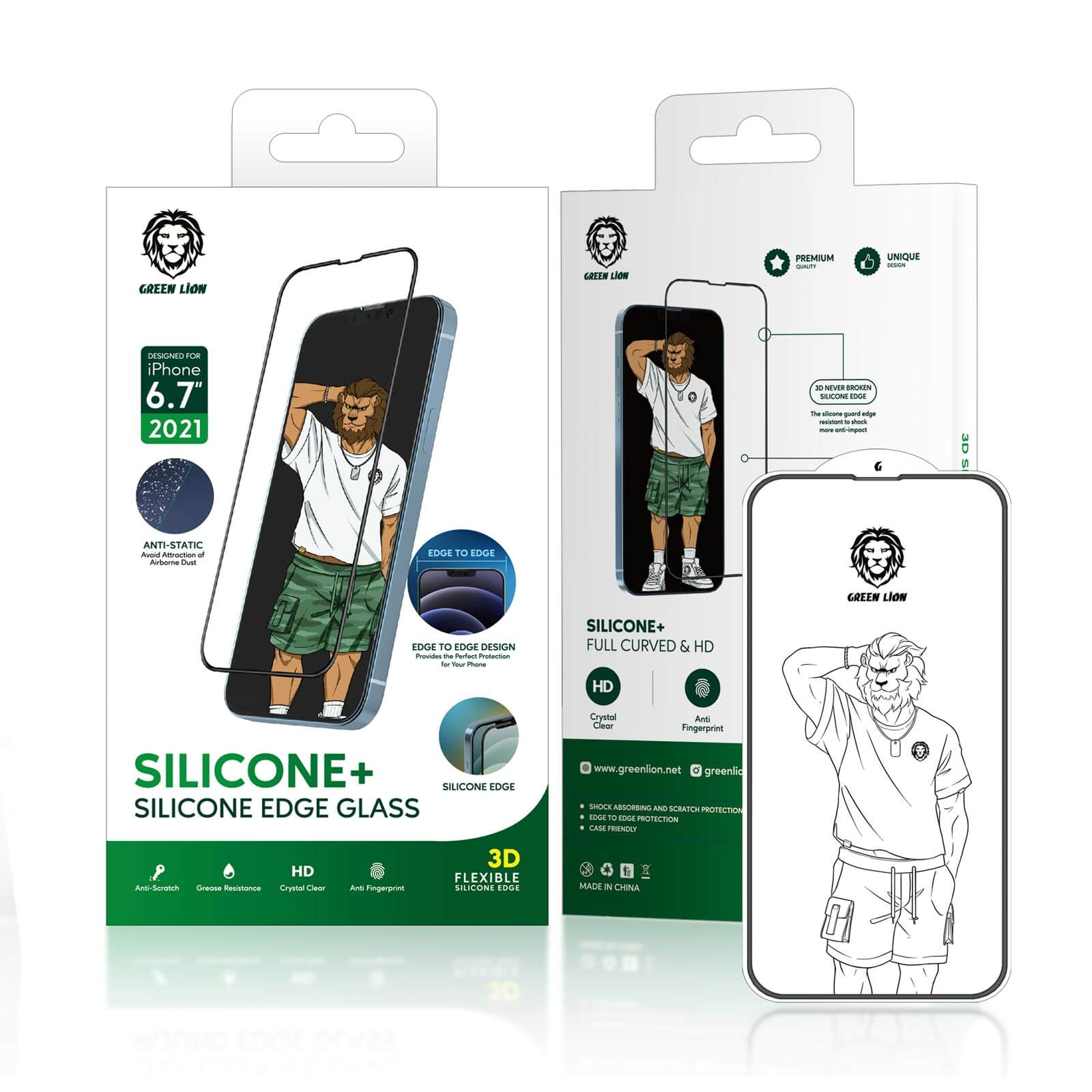 گلس گوشی آیفون iPhone 13 pro max گرین لاین - ایسل