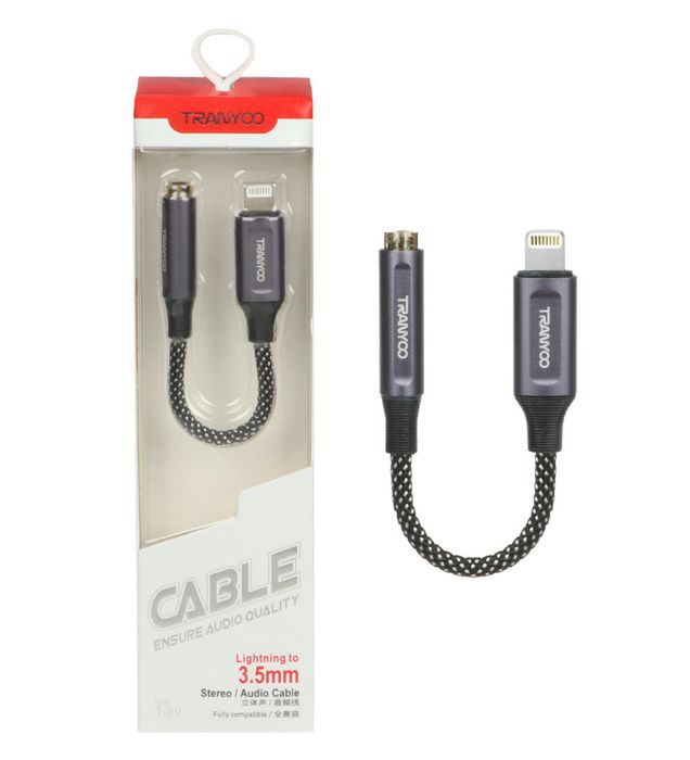 تبدیل AUX به Lightning ترانیو مدل T-E9