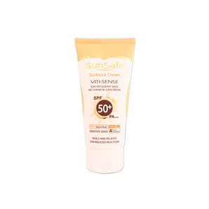 كرم ضد آفتاب +SPF 50 فیزیکال پوست حساس سان سیف2