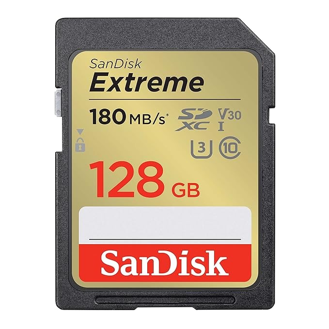 خرید کارت حافظه SanDisk 128GB 180MB/s Extreme با بهترین قیمت