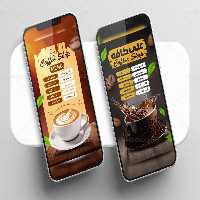 طرح استوری منوی کافی شاپ | گرافیک با طعم تربچه