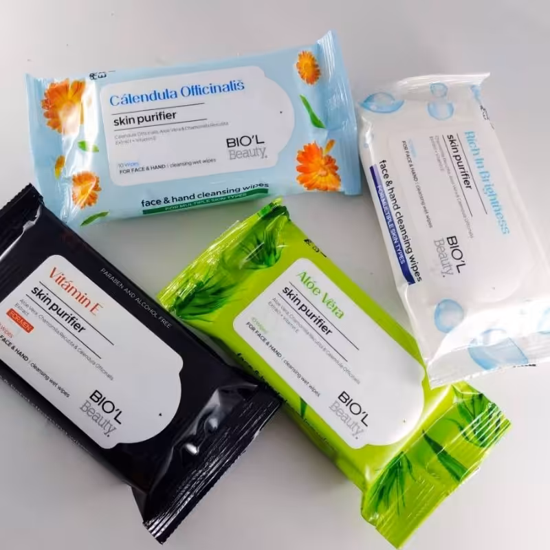 دستمال مرطوب biol