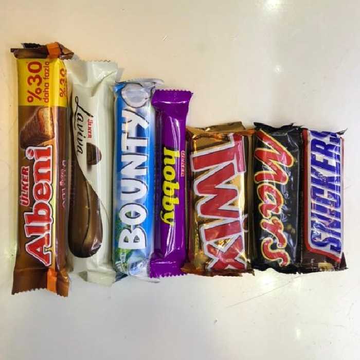 مجموعه 7 عددی شکلات های خارجی