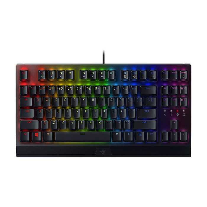 کیبورد گیمینگ ریزر مدل Blackwidow V3 TKL Green