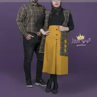 ست دونفره پشمی-ست زوج-ست خانم و آقا-پیراهن پشمی مردونه-دامن پشمی-ست زوج - ست کاپل-ست خانم وآقا- تیپ به روز- تیپ بروز 