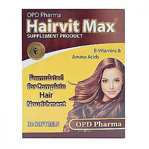 قیمت خرید اینترنتی سافت ژل هیرویت مکس او پی دی فارما 30 عددی داروخانه آنلاین فارموکسین