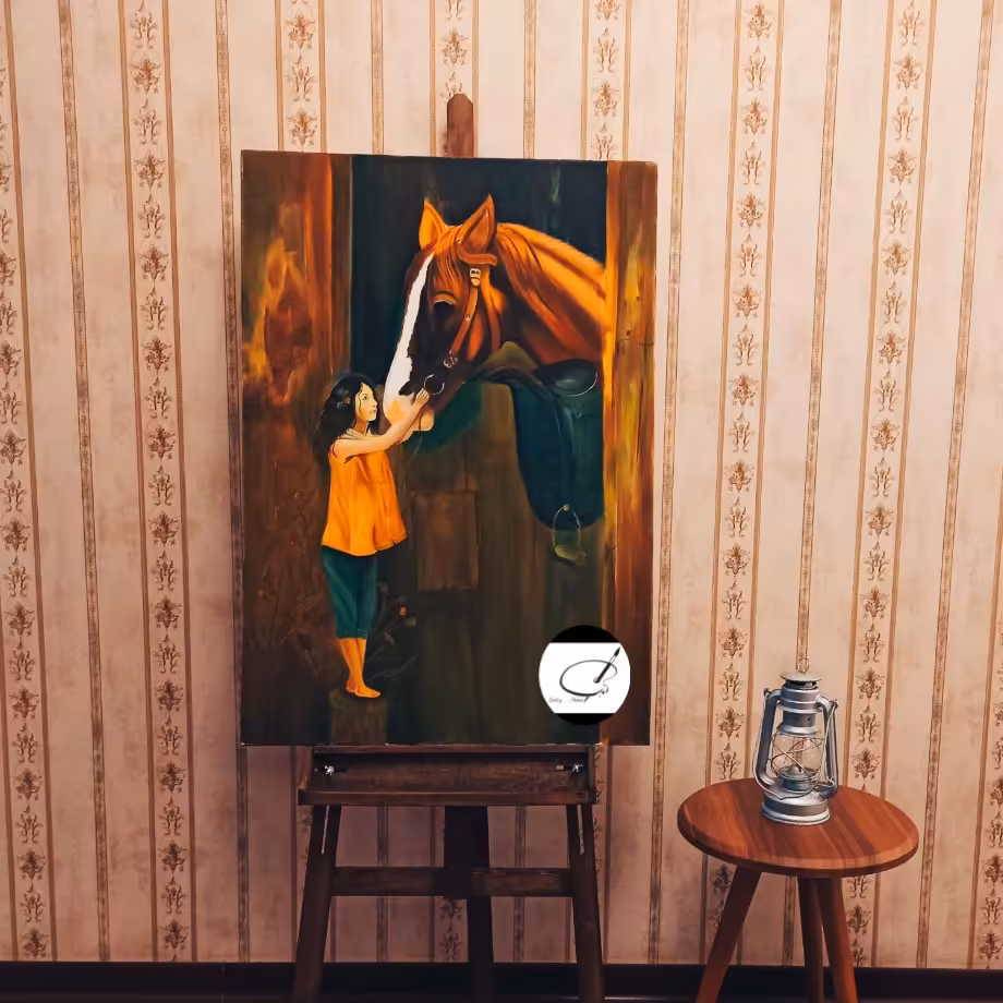 تابلو  رنگ روغن کد 4